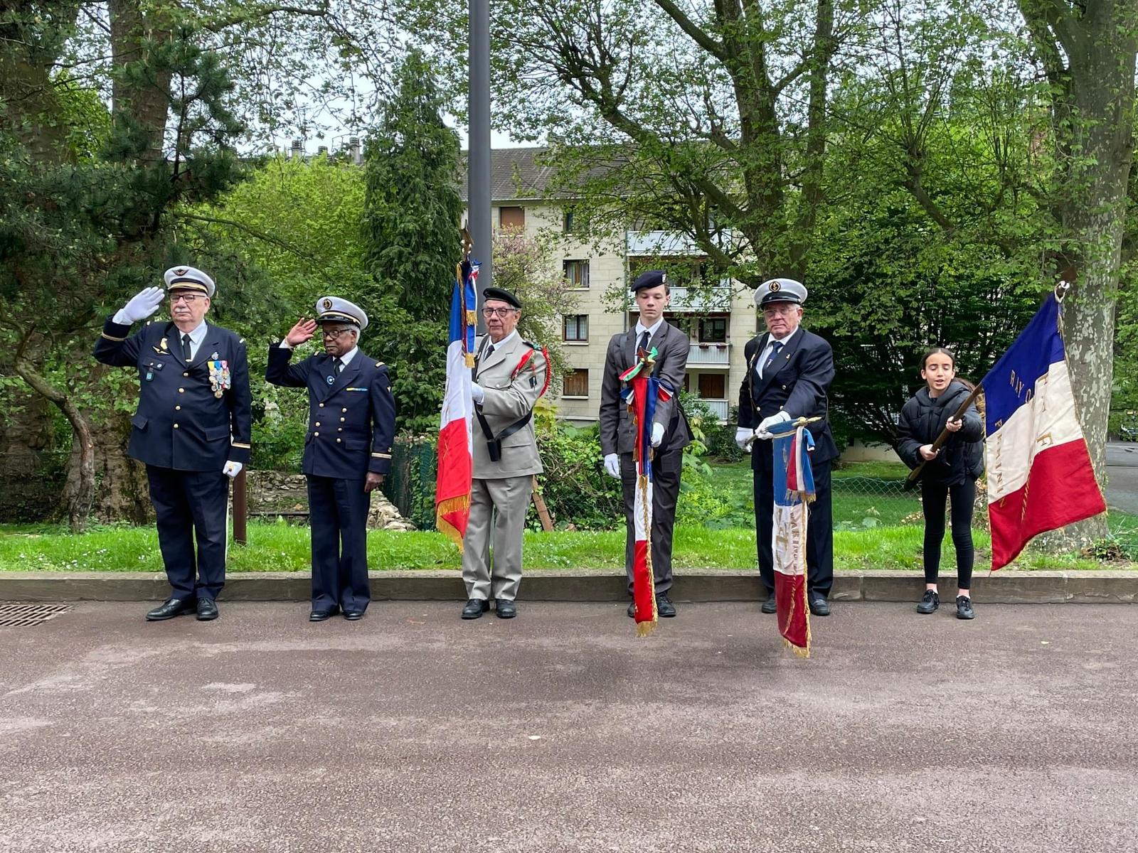Cérémonie commémorative du 78e anniversaire de la victoire du 8 mai 1945  